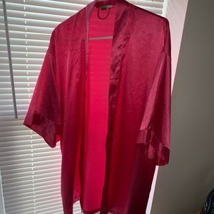 Hot pink VS kimono robe